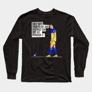 Inspirational words from Cristiano Ronaldo Long Sleeve T-Shirt